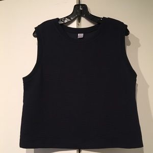 NWOT Gap Body Navy Blue sleeveless sporty vest.